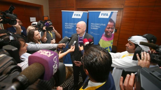 FIFA president Gianni Infantino