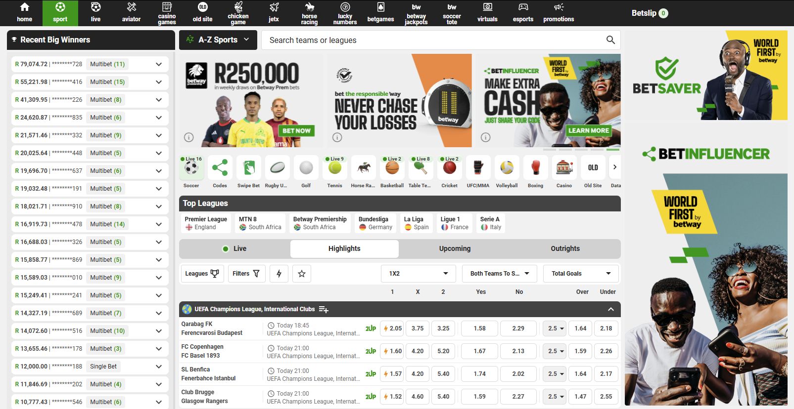 Betway-home-page