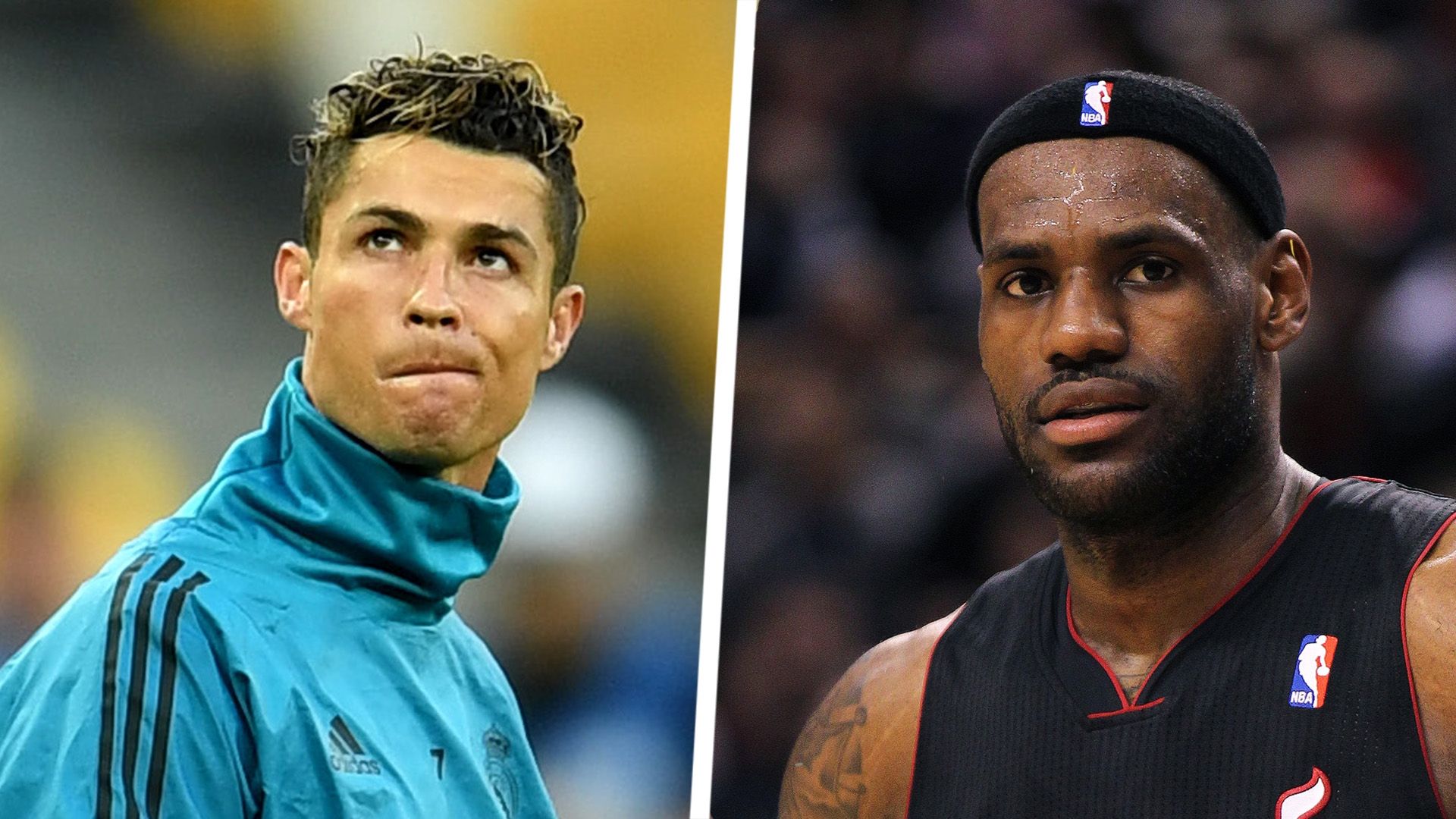 LeBron James Ronaldo Split