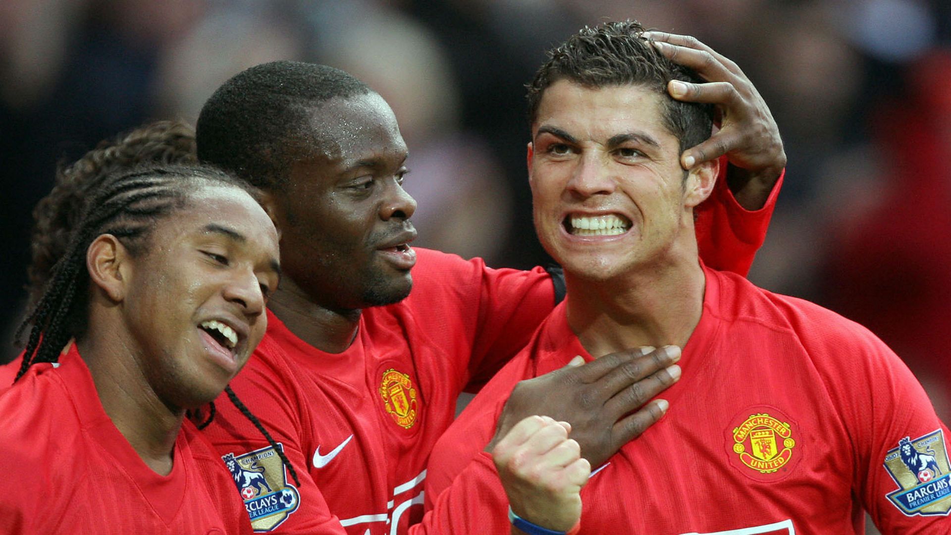 Louis Saha Cristiano Ronaldo