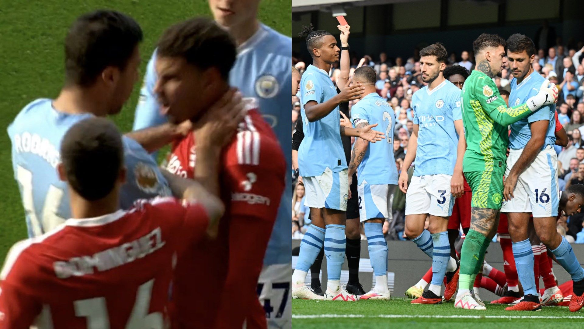 Rodri Morgan Gibbs-White Man City Nottingham Forest