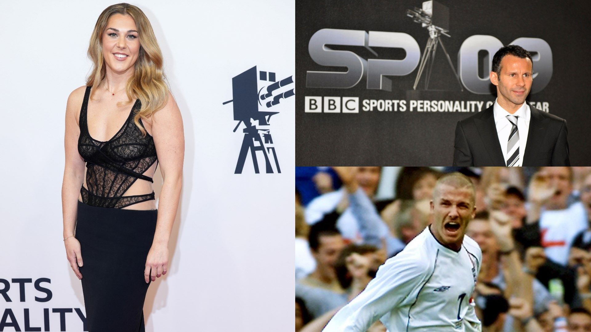 Mary Earps Ryan Giggs David Beckham BBC Sports Personality of the Year