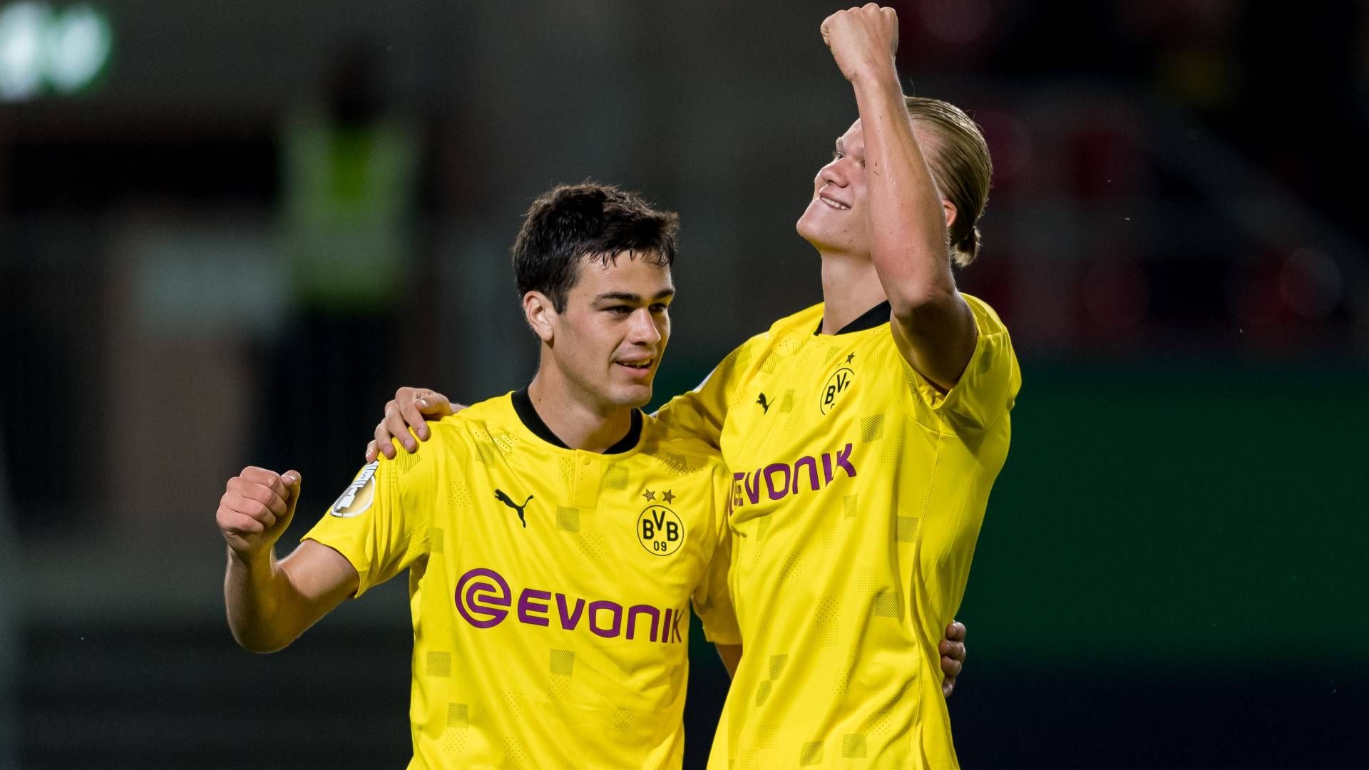 Borussia Dortmund Giovanni Reyna Erling Haaland