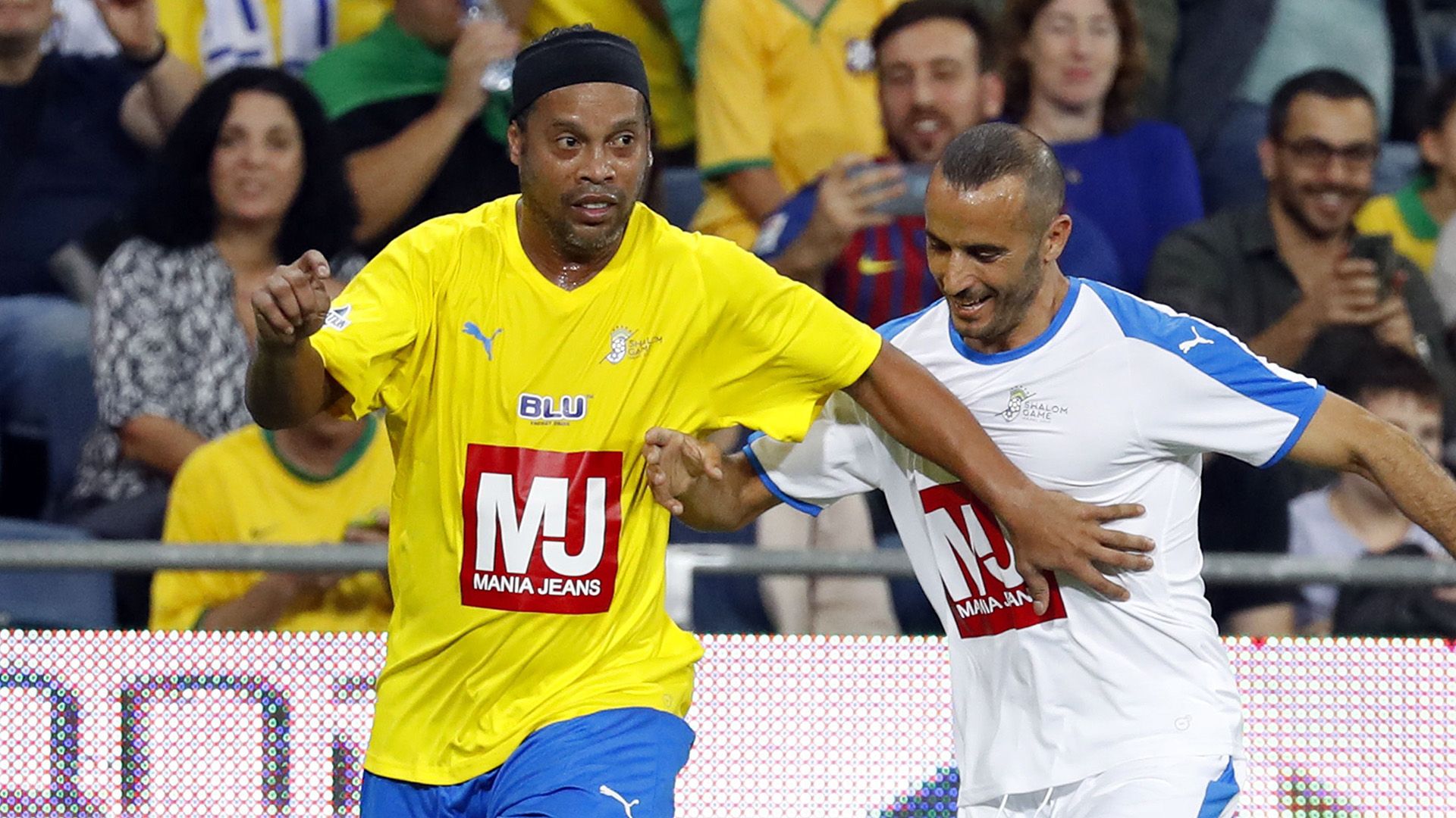 Ronaldinho Lendas Brasil Israel Shalom Game 2019