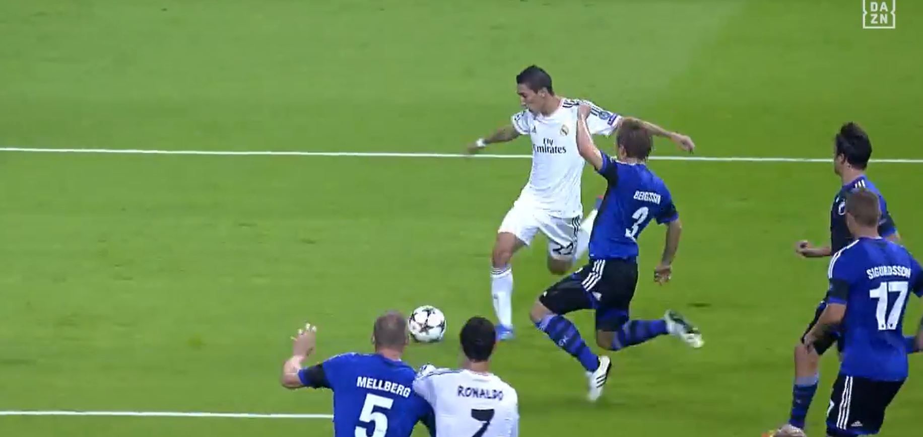REAL MADRID ANGEL DI MARIA RONALDO RABONA