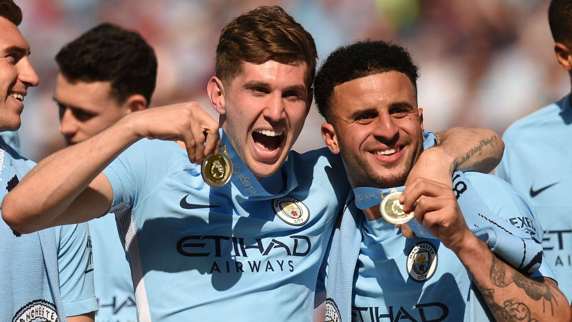 John Stones Kyle Walker Manchester City