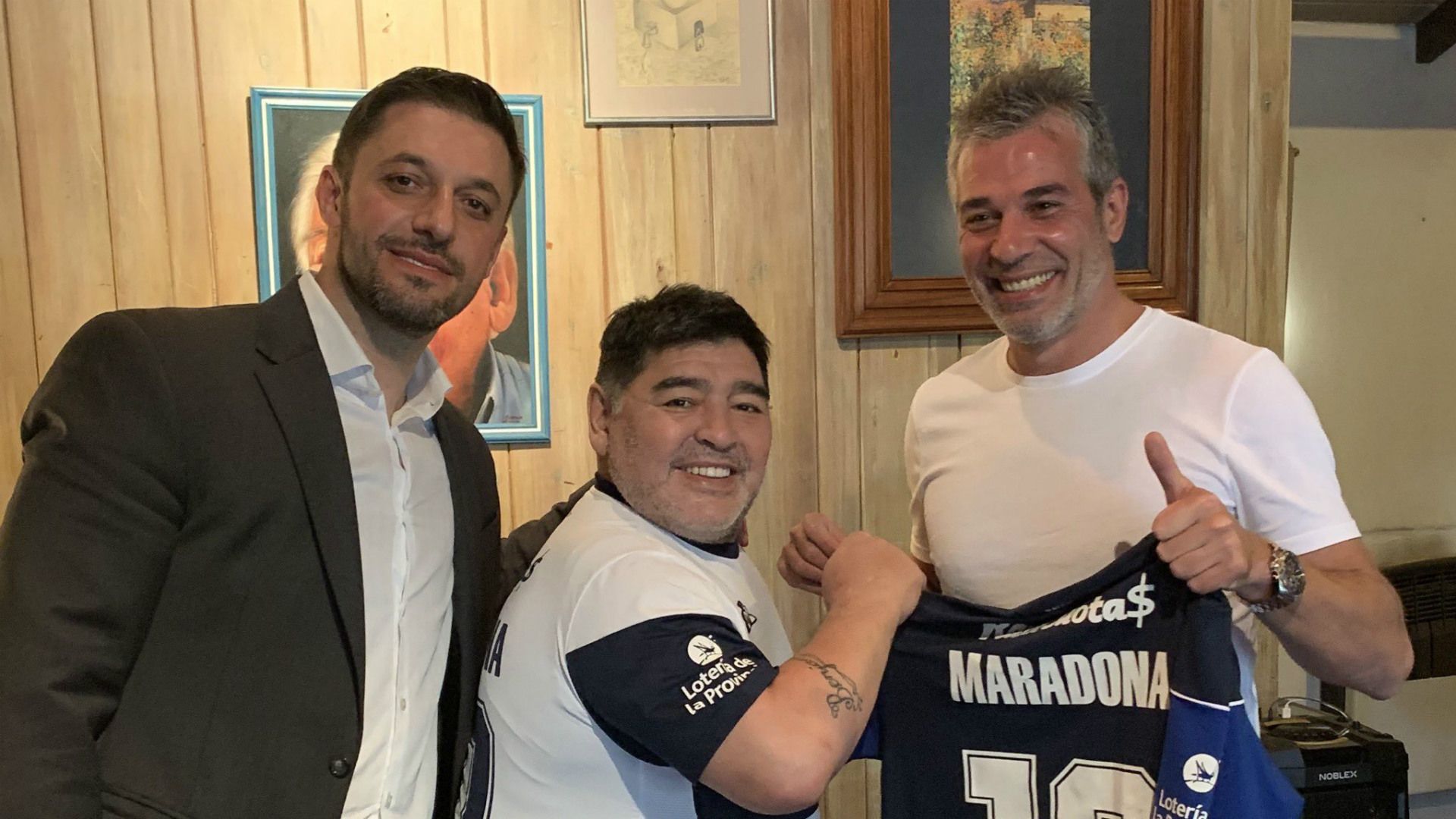 Diego Maradona Morla Pellegrino Gimnasia 2019