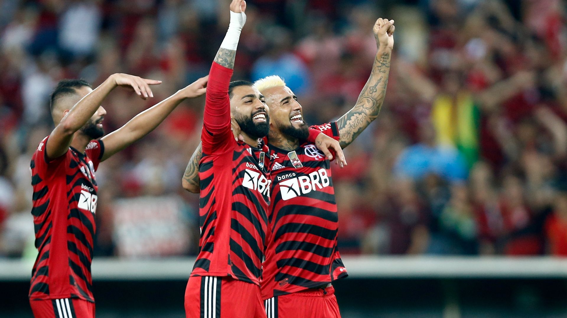 Gabriel Barbosa Arturo Vidal Flamengo