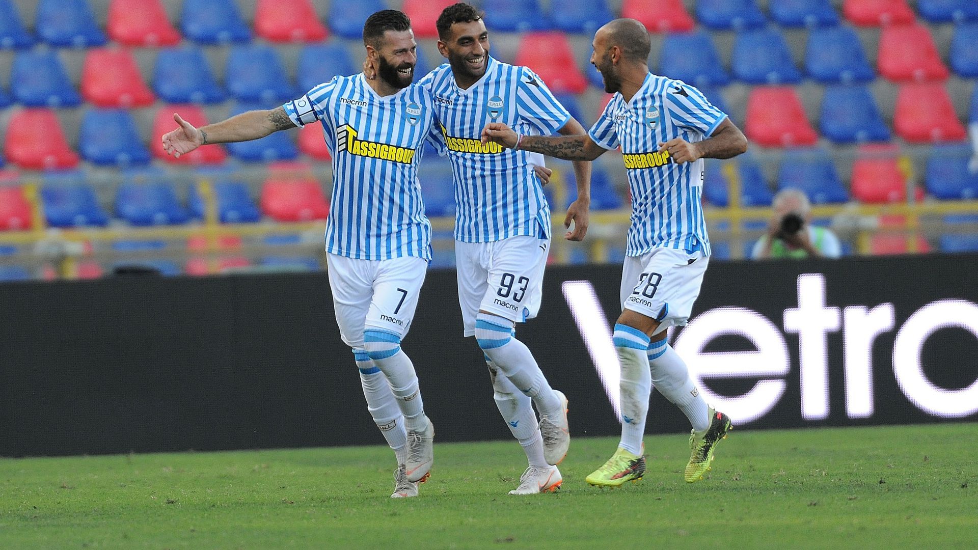 SPAL celebrates Mirko Antenucci vs. Parma