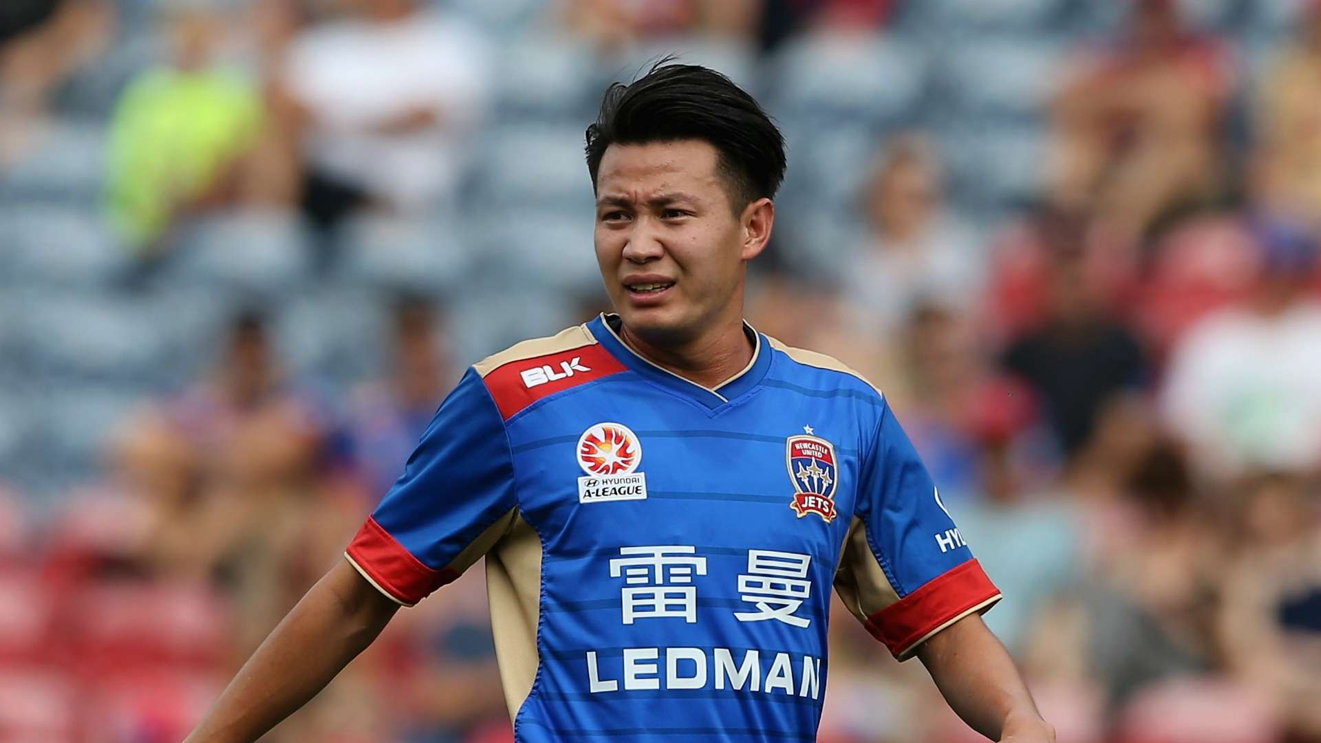 Ma Leilei Newcastle Jets v Perth Glory A-League 15012017