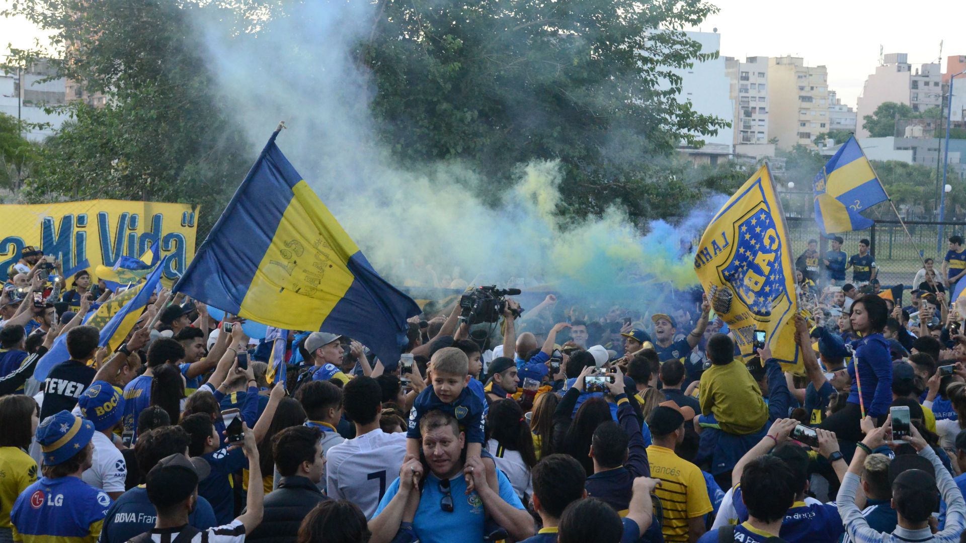 Boca Juniors fans 12042018