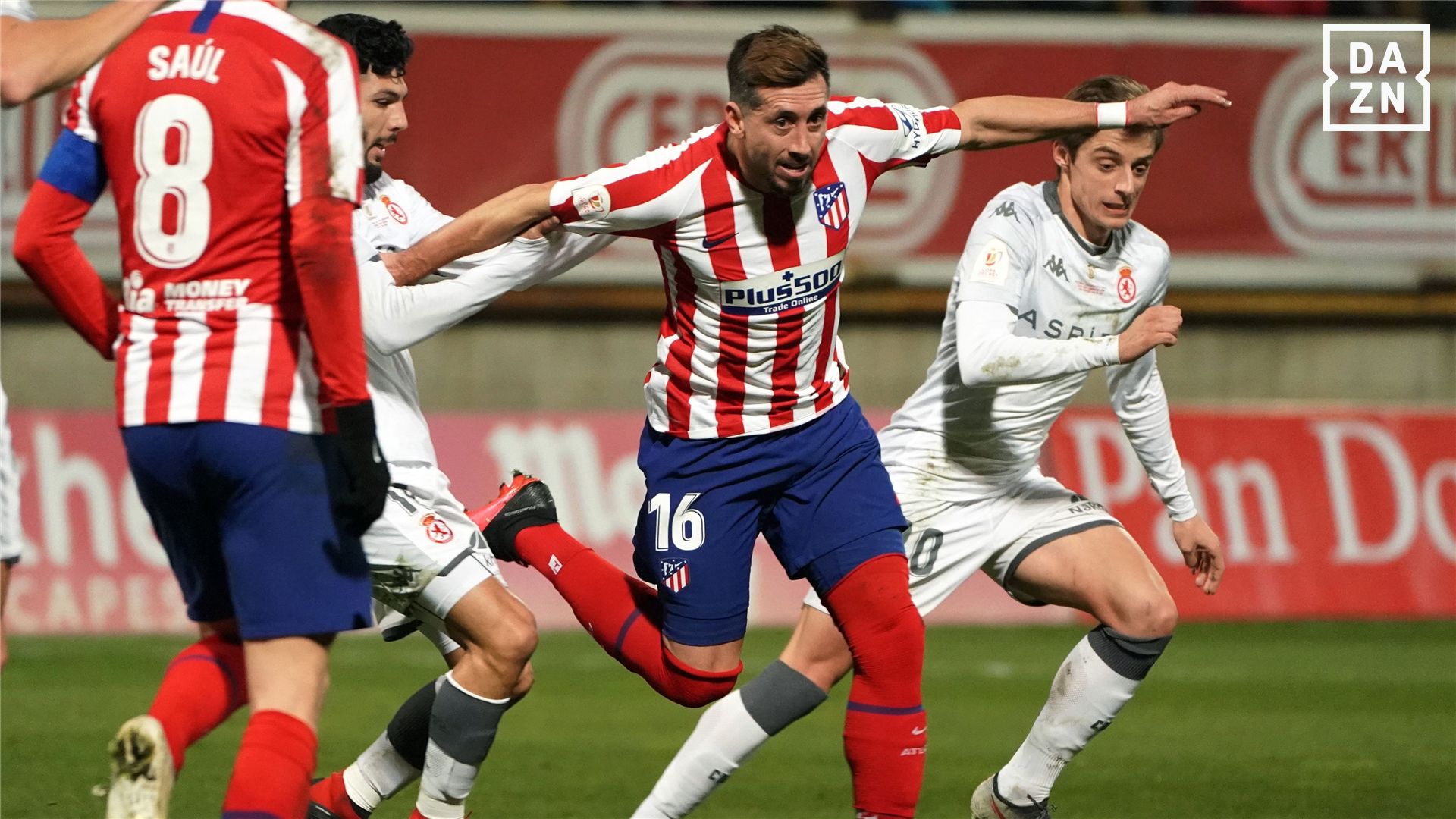 Herrera Saúl Cultural Leonesa Atlético Copa del Rey