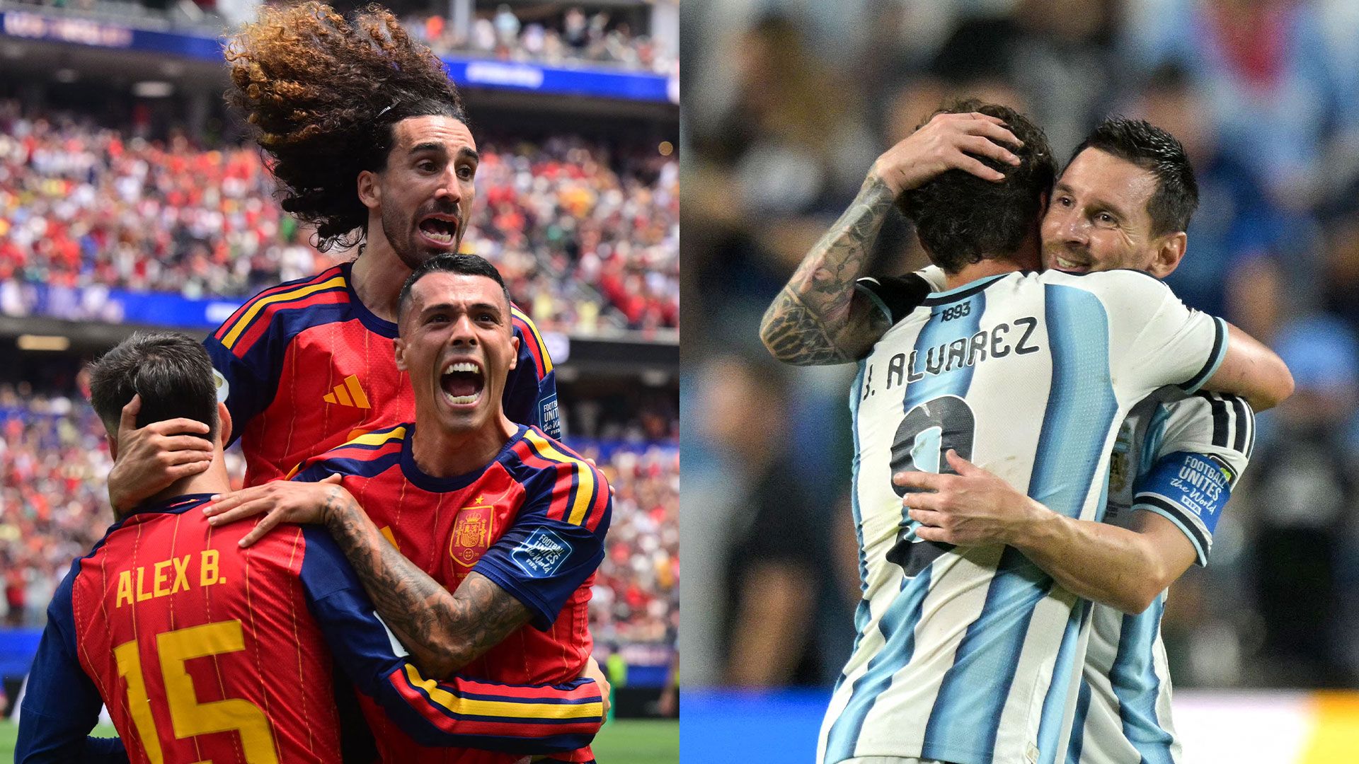 spain argentina messi Cucurella