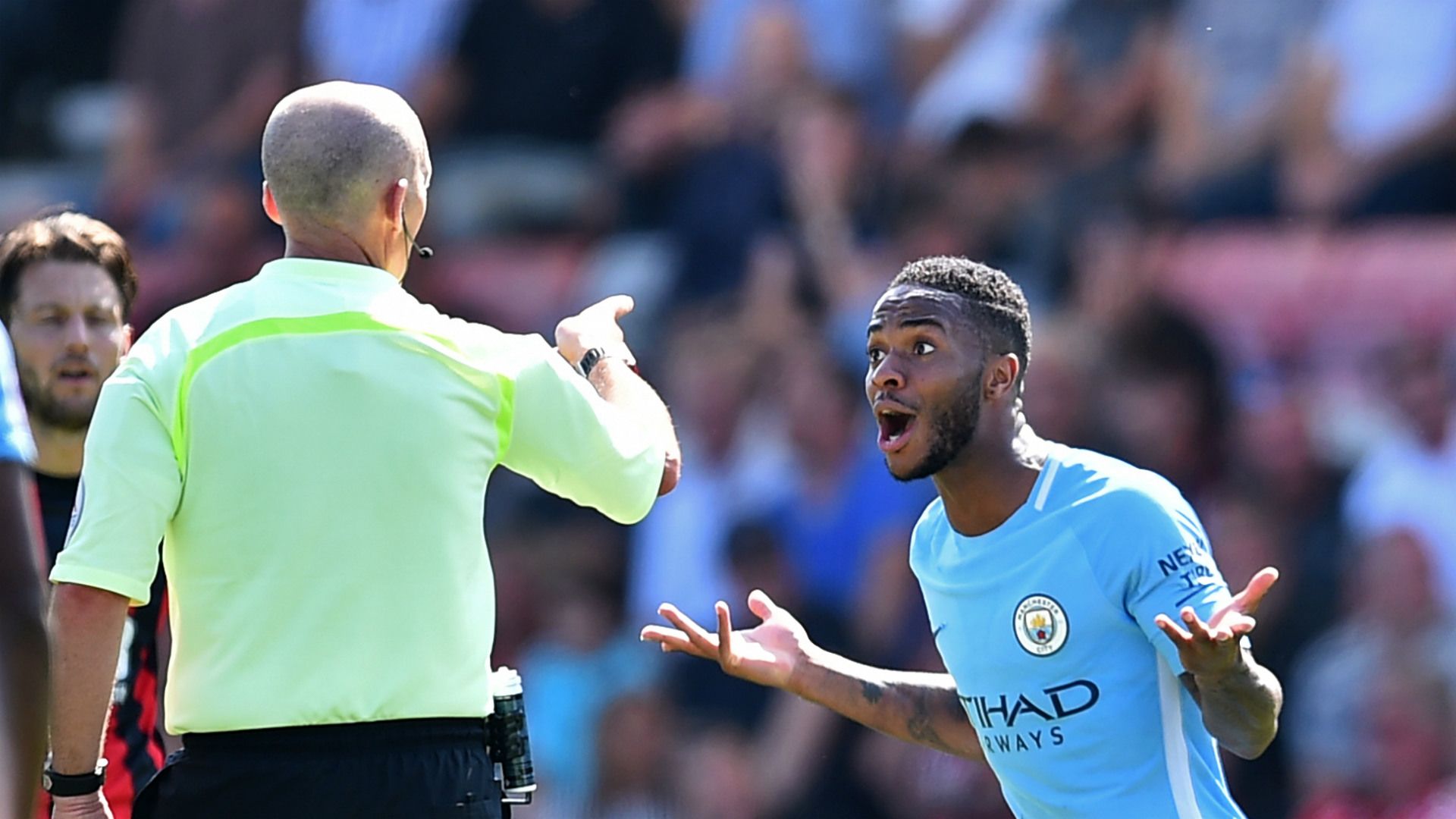 Raheem Sterling Manchester City Bournemouth 26082017