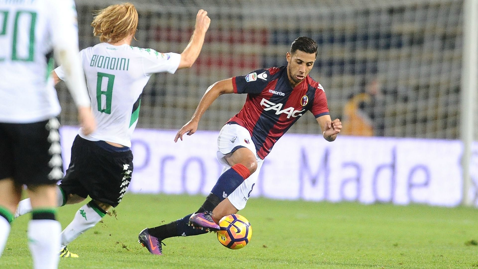 Saphir Taider Davide Biondini Bologna Sassuolo Serie A Italy