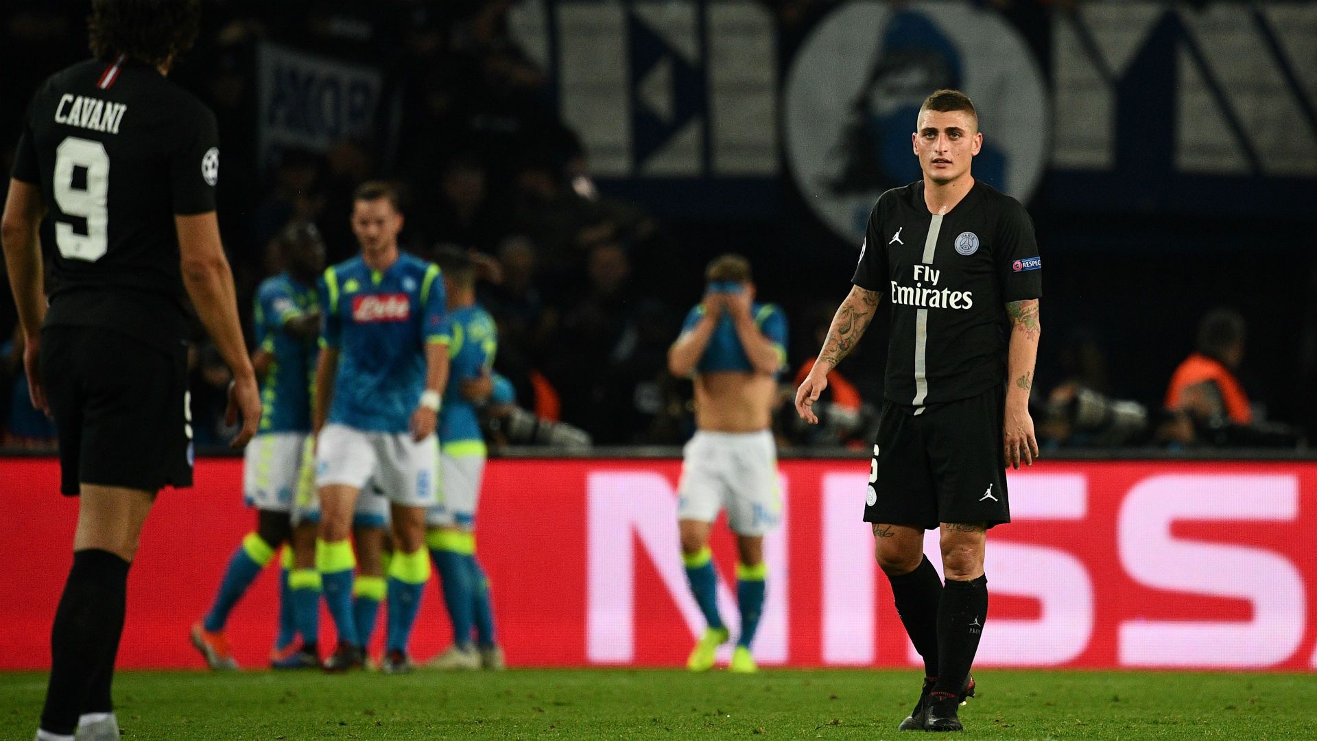 Marco Verratti PSG Napoli UEFA Champions League 24102018
