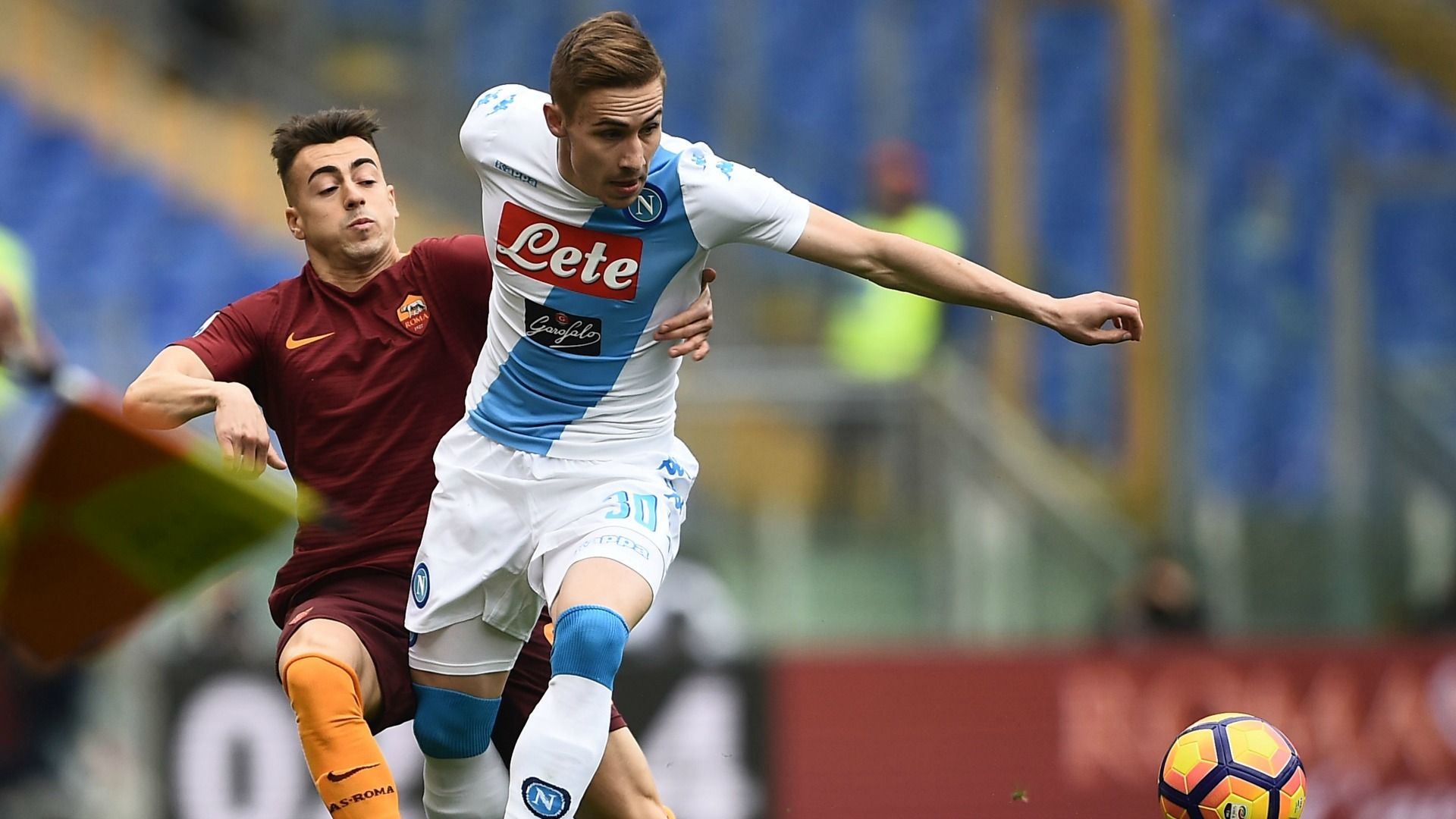 Stephan El Shaarawy Marko Rog Roma Napoli