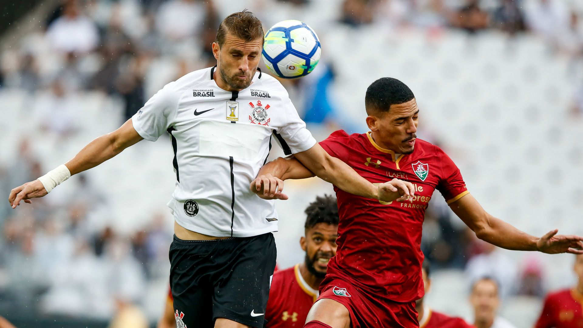 Henrique e Gilberto - Corinthians x Fluminense - 15/04/2018