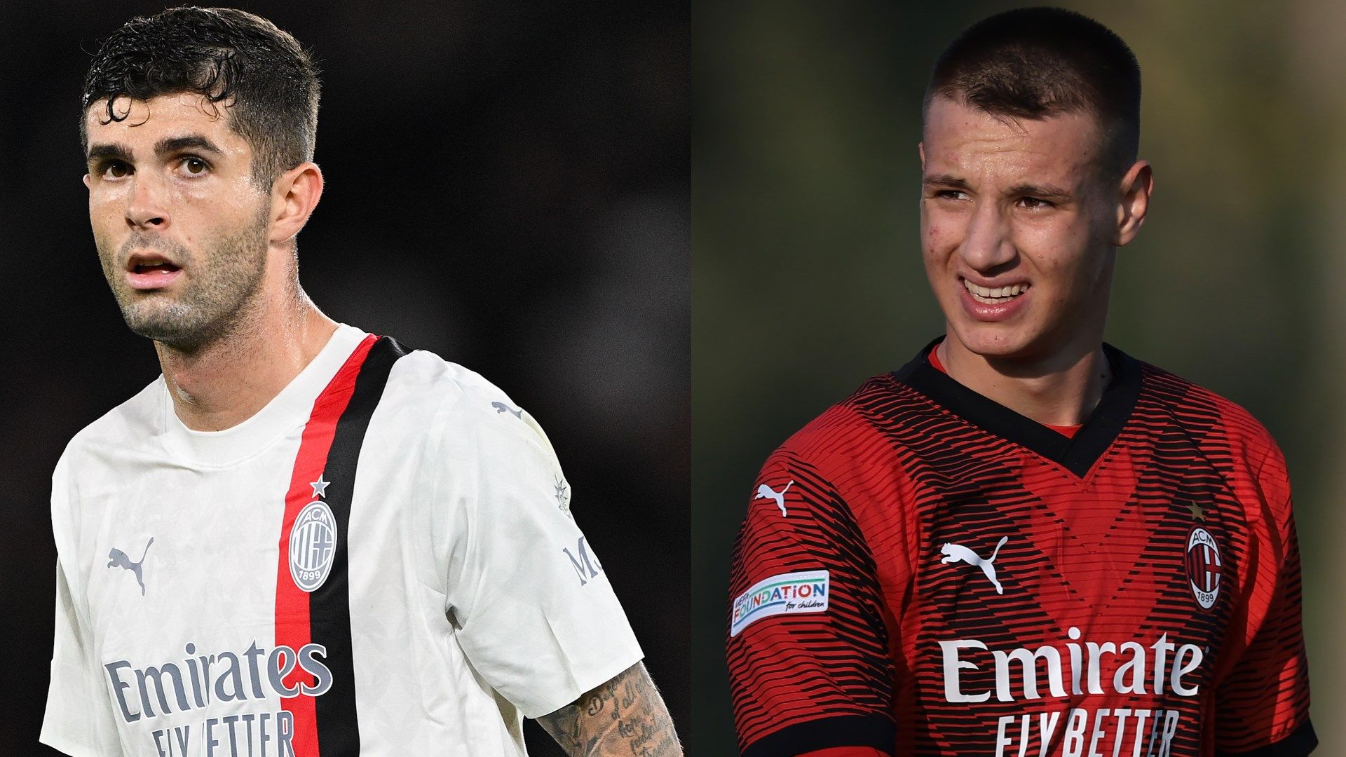 Christian Pulisic Francesco Camarda Split