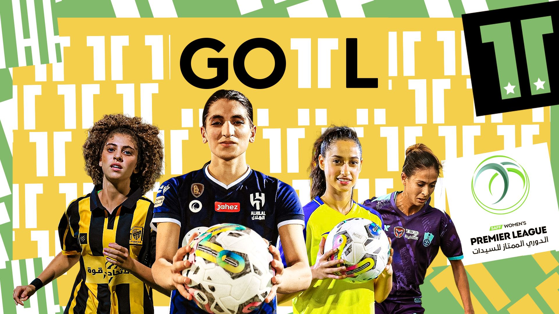 Saudi's women's football first year Header GOAL 11