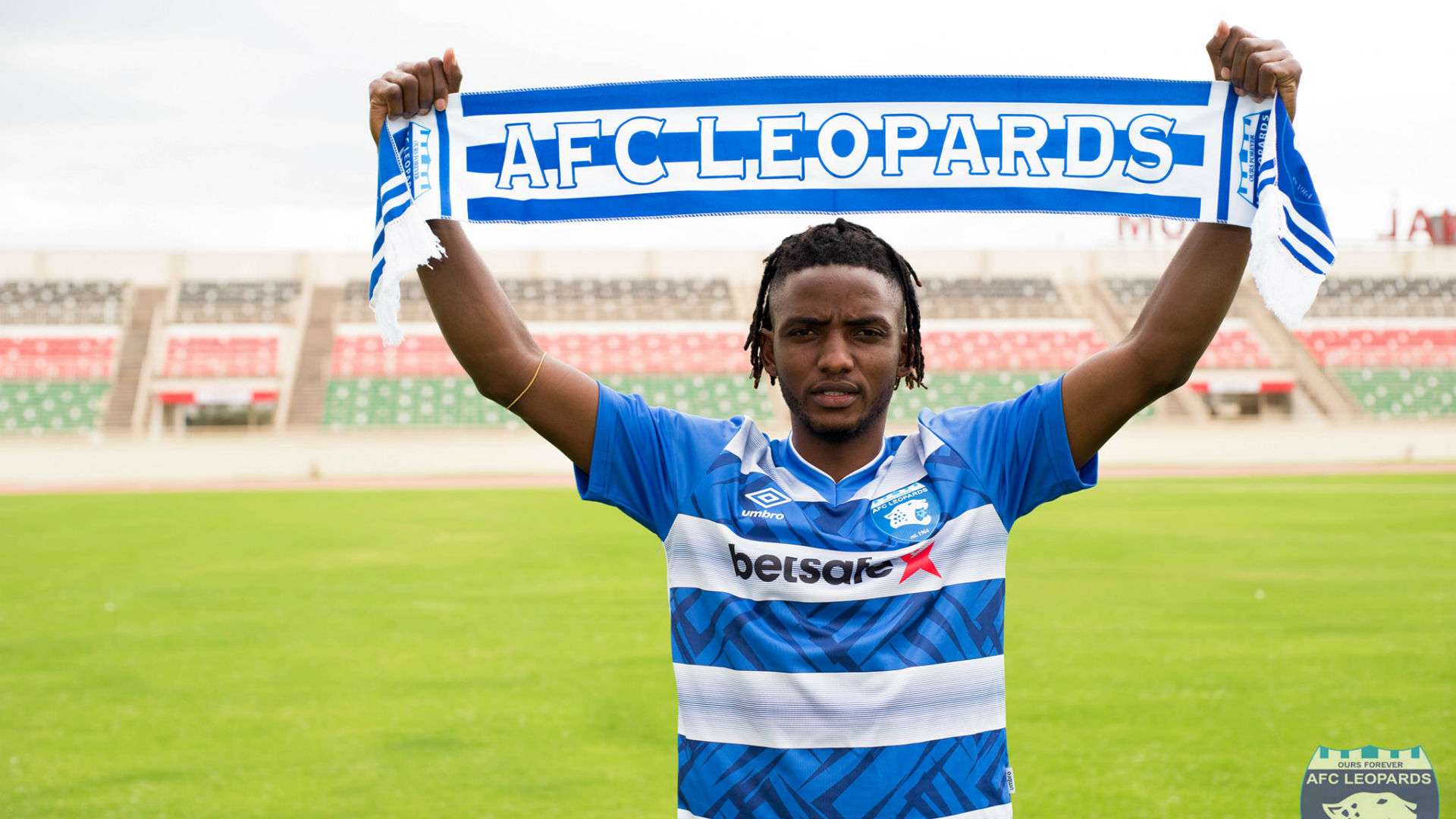 Congolese holding midfielder Fabrice Mugheni signs for AFC Leopards.