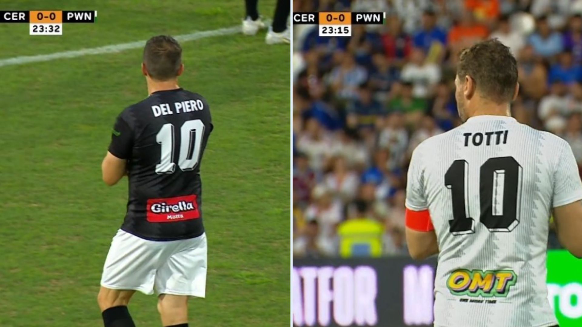 Del Piero Totti Operazione Nostalgia 2023