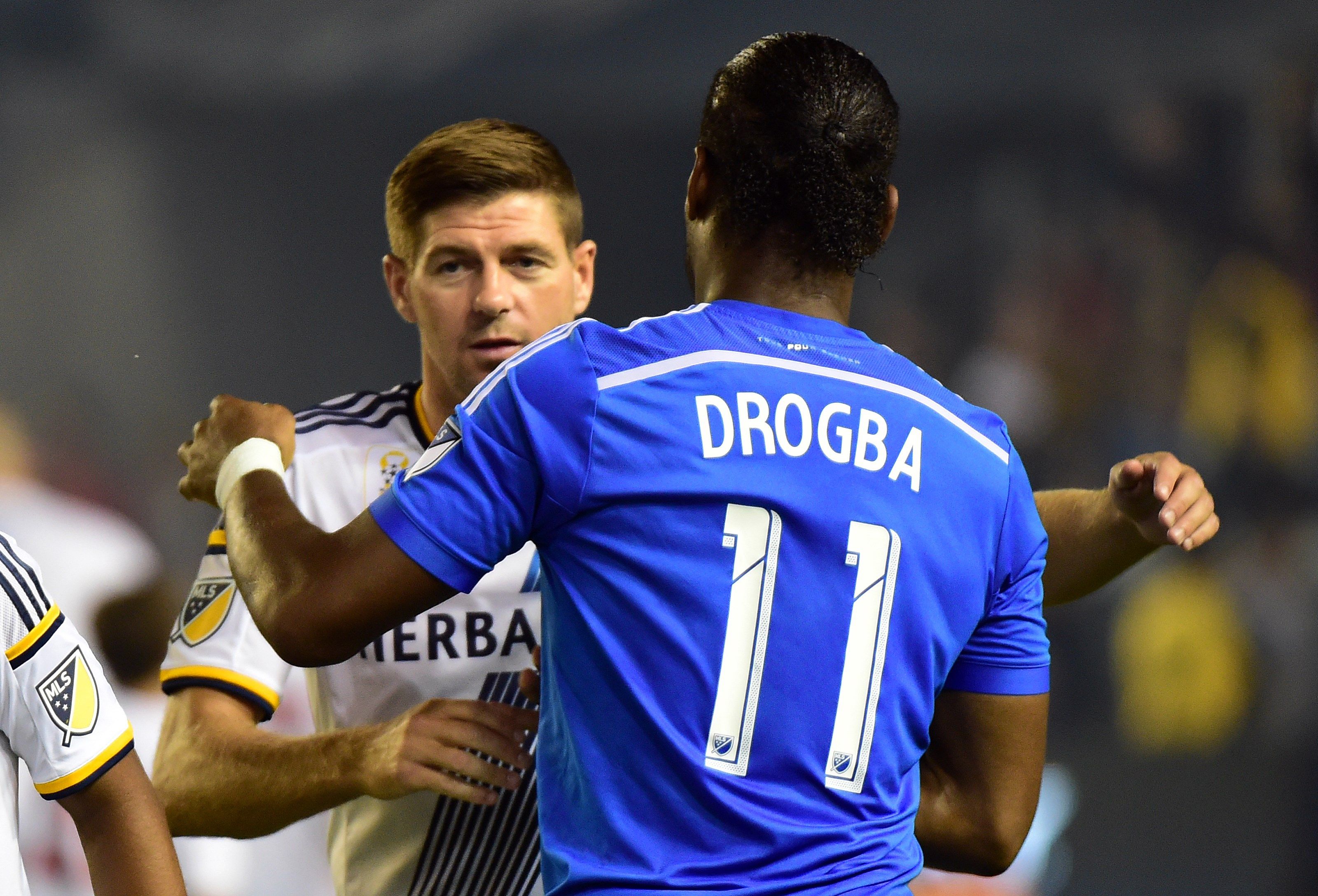 Steven Gerrard & Didier Drogba