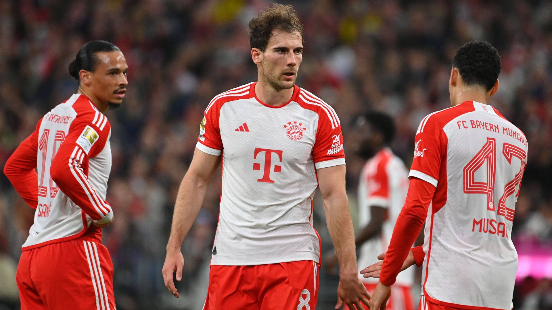 GERMANY ONLY: LEROY SANE LEON GORETZKA BAYERN MÜNCHEN