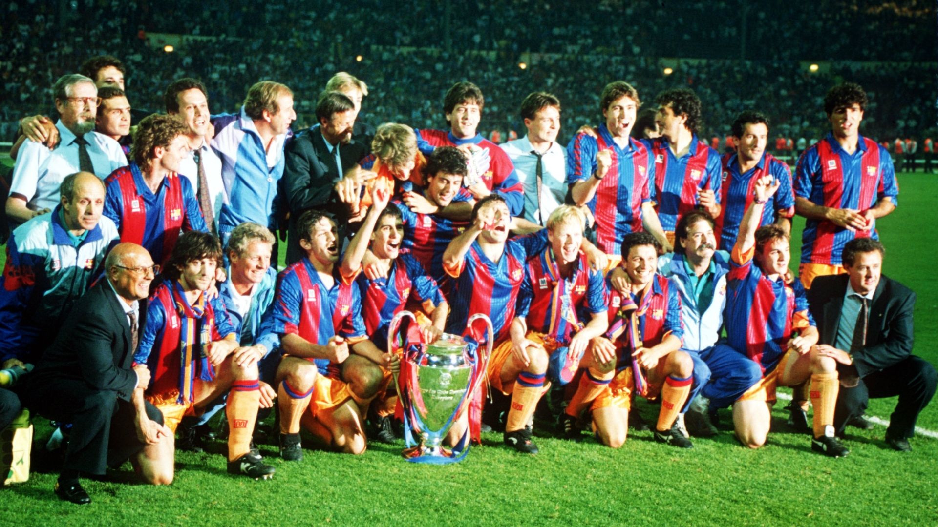 FC Barcelona celebrates Champions League 1992