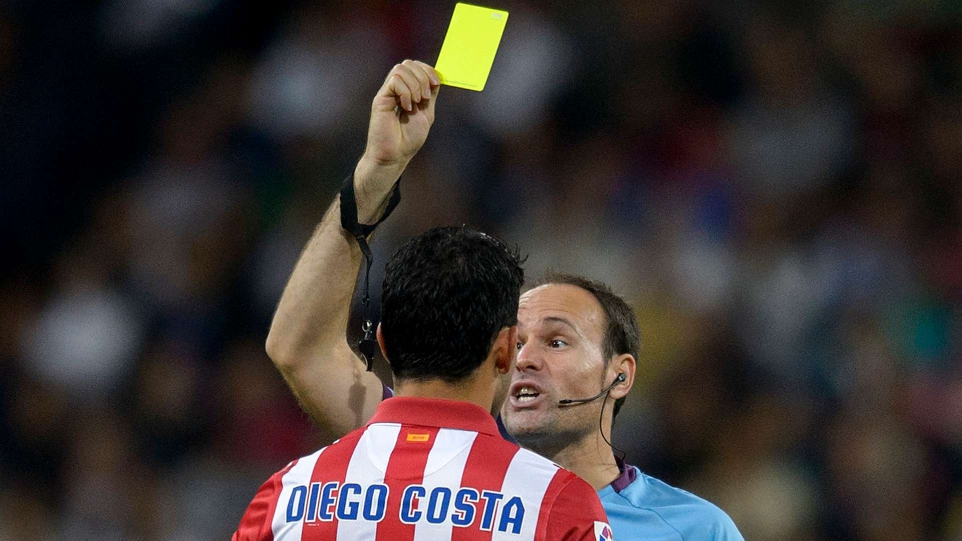 Diego Costa Yellow Card