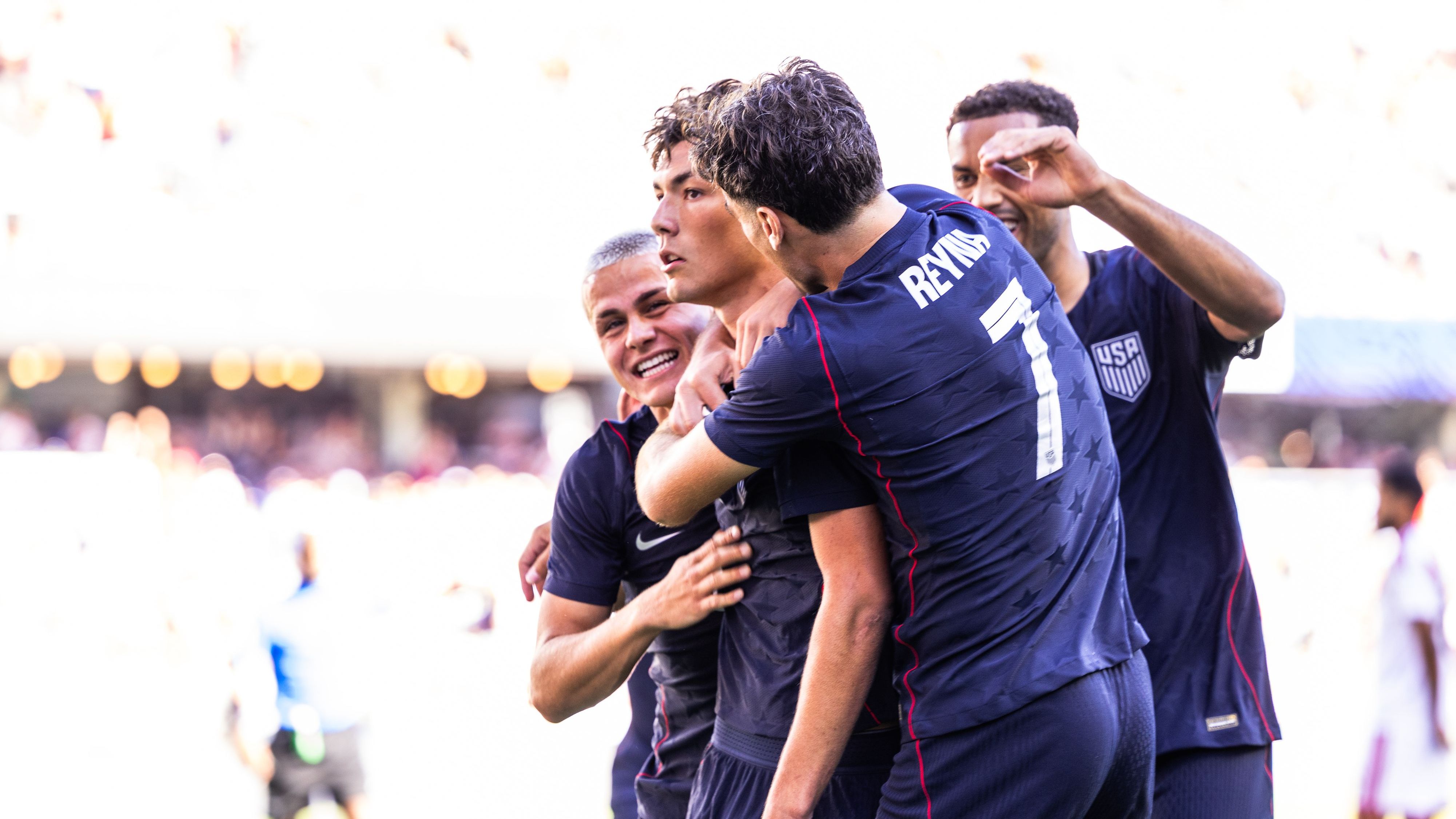 Gio Reyna and Justin Ellis, USMNT
