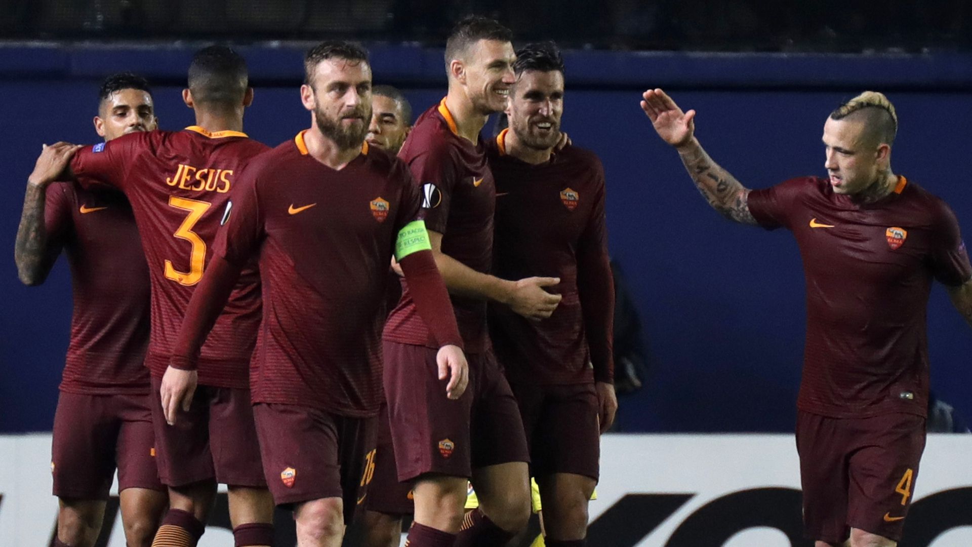 Edin Dzeko Villarreal Roma