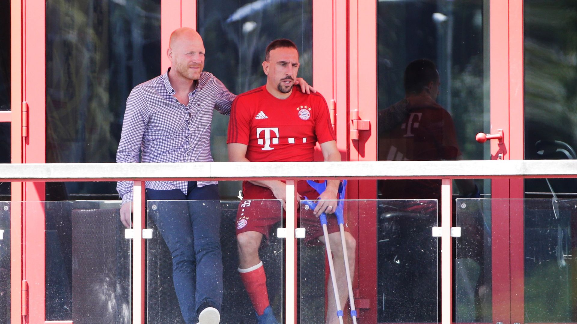 Franck Ribery Matthias Sammer FC Bayern München Training 07.01.2015