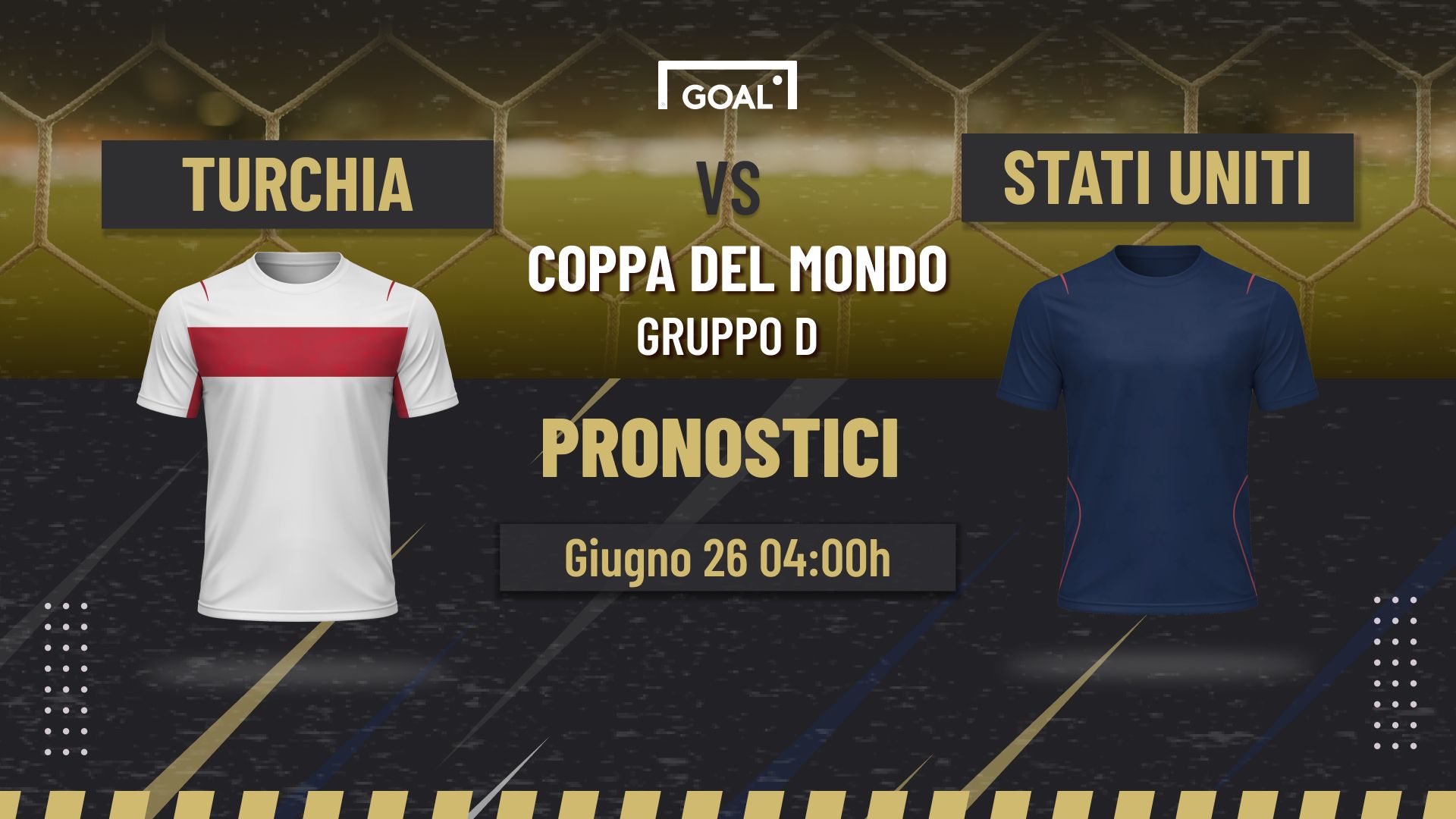 Pronostici Turchia - Stati Uniti