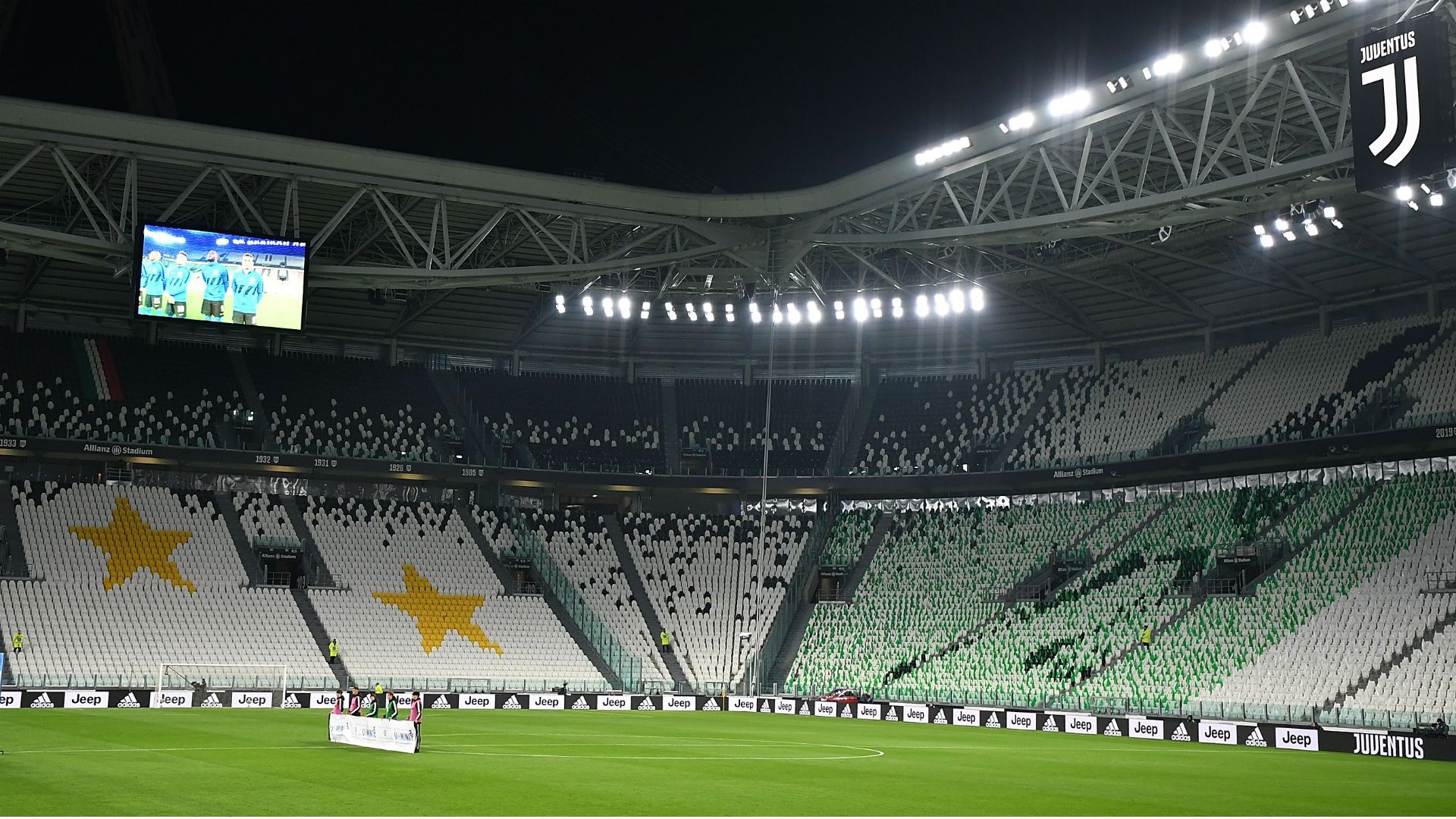 Allianz Stadium closed doors
