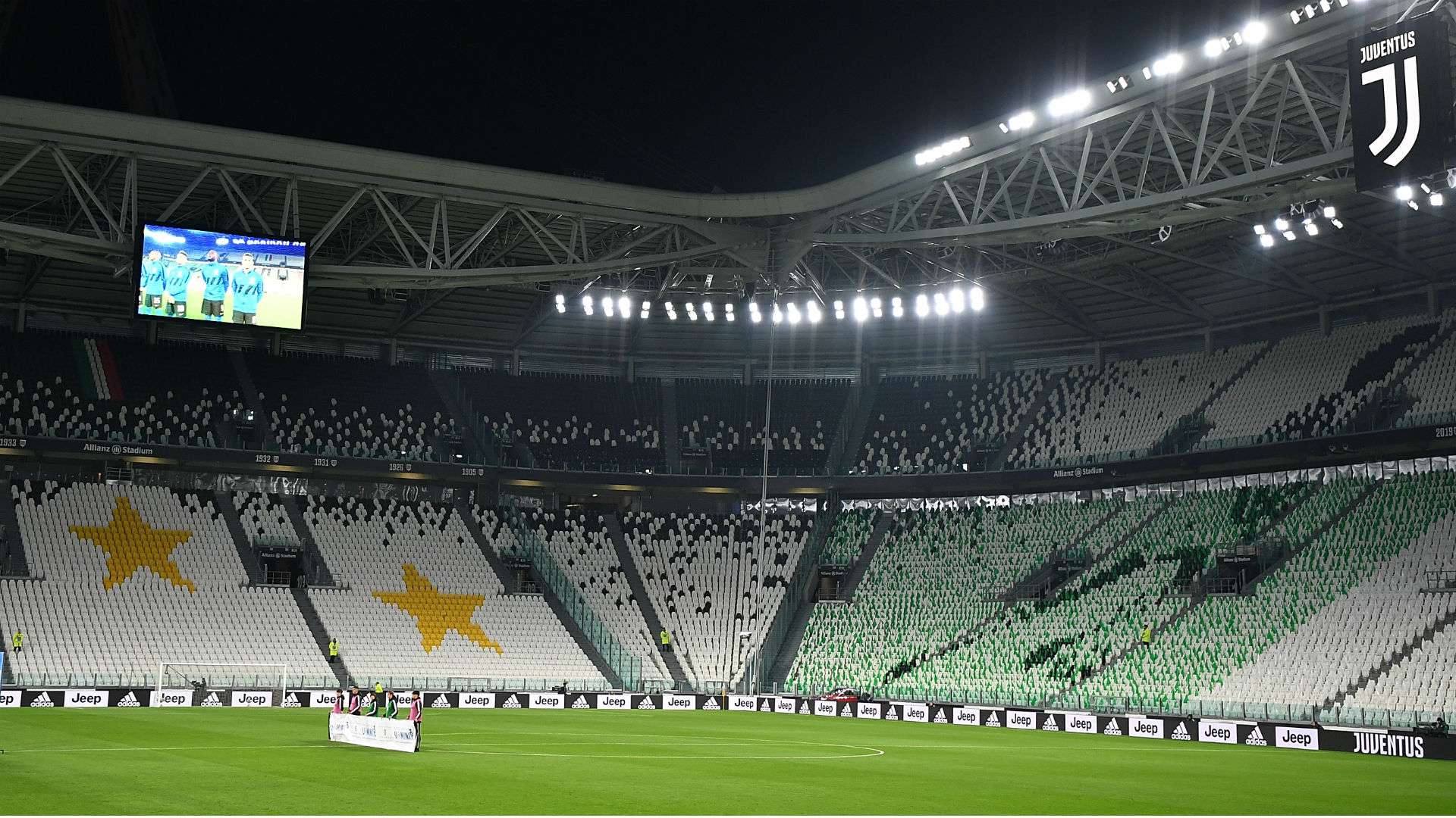 Allianz Stadium closed doors