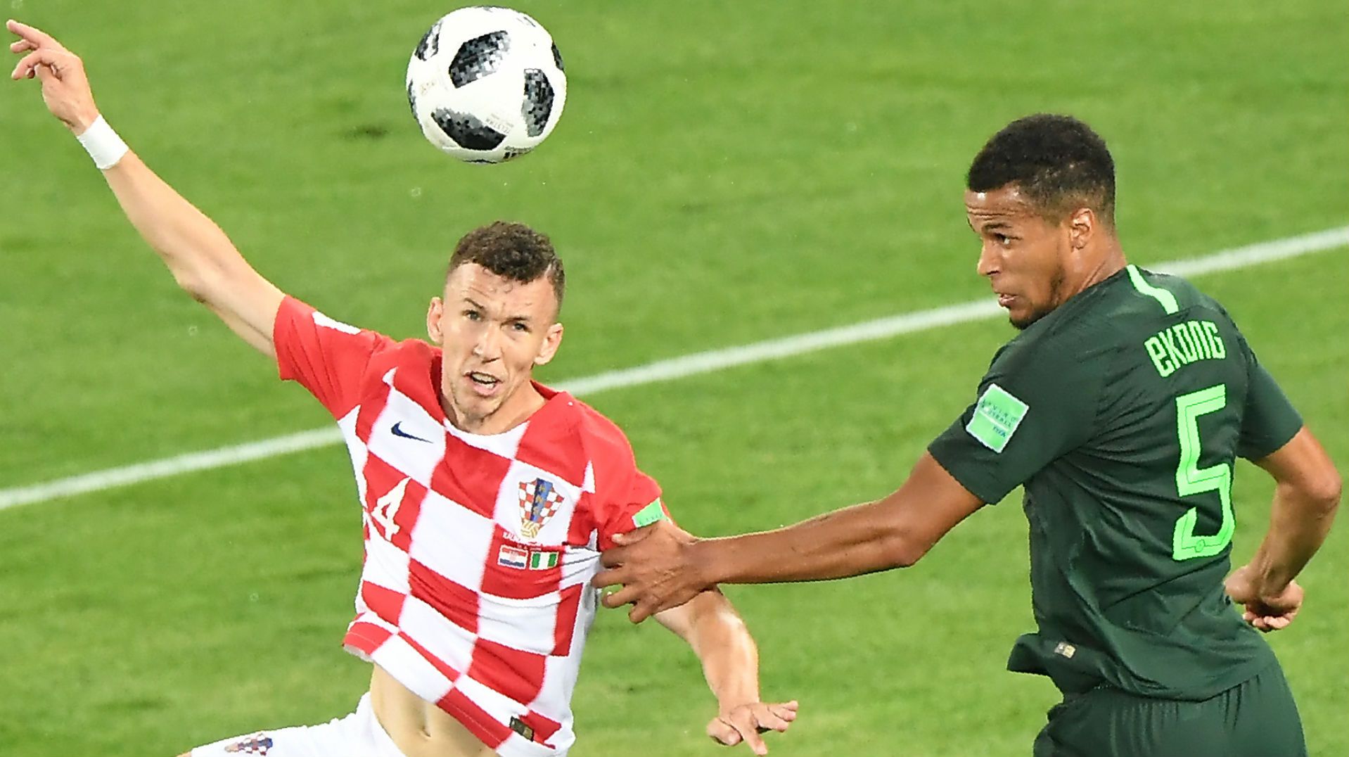 William Troost-Ekong Ivan Perisic Croatia Nigeria 160618