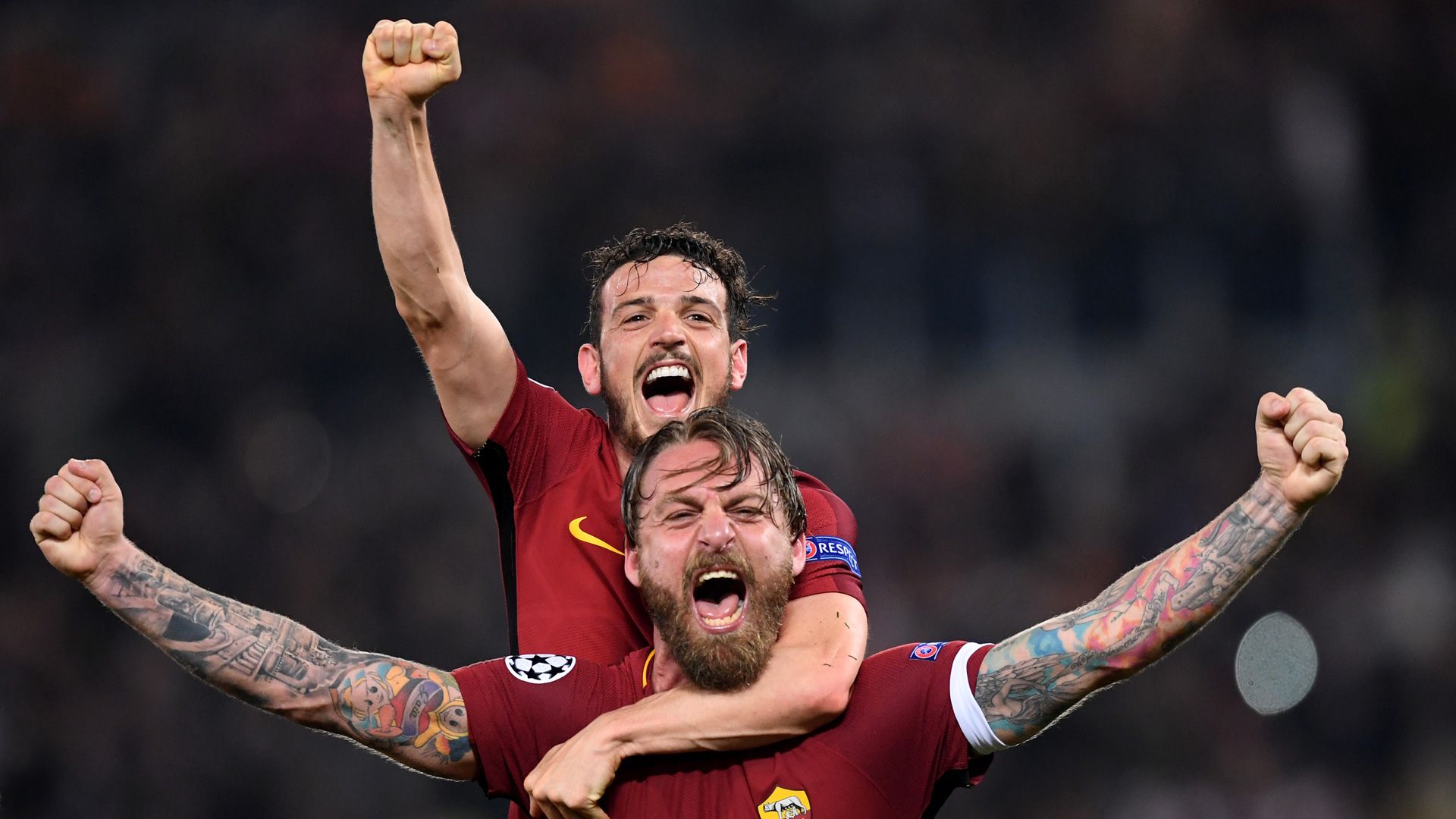 Florenzi De Rossi AS Roma 10042018