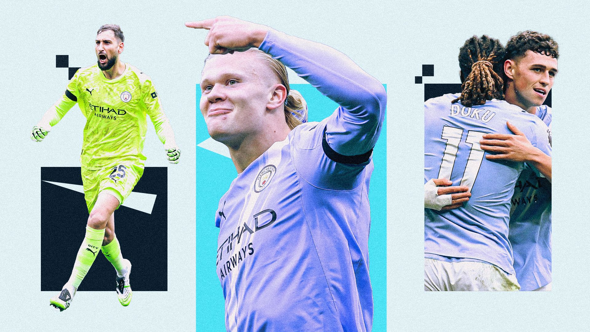 Man City ratings Man Utd GFX