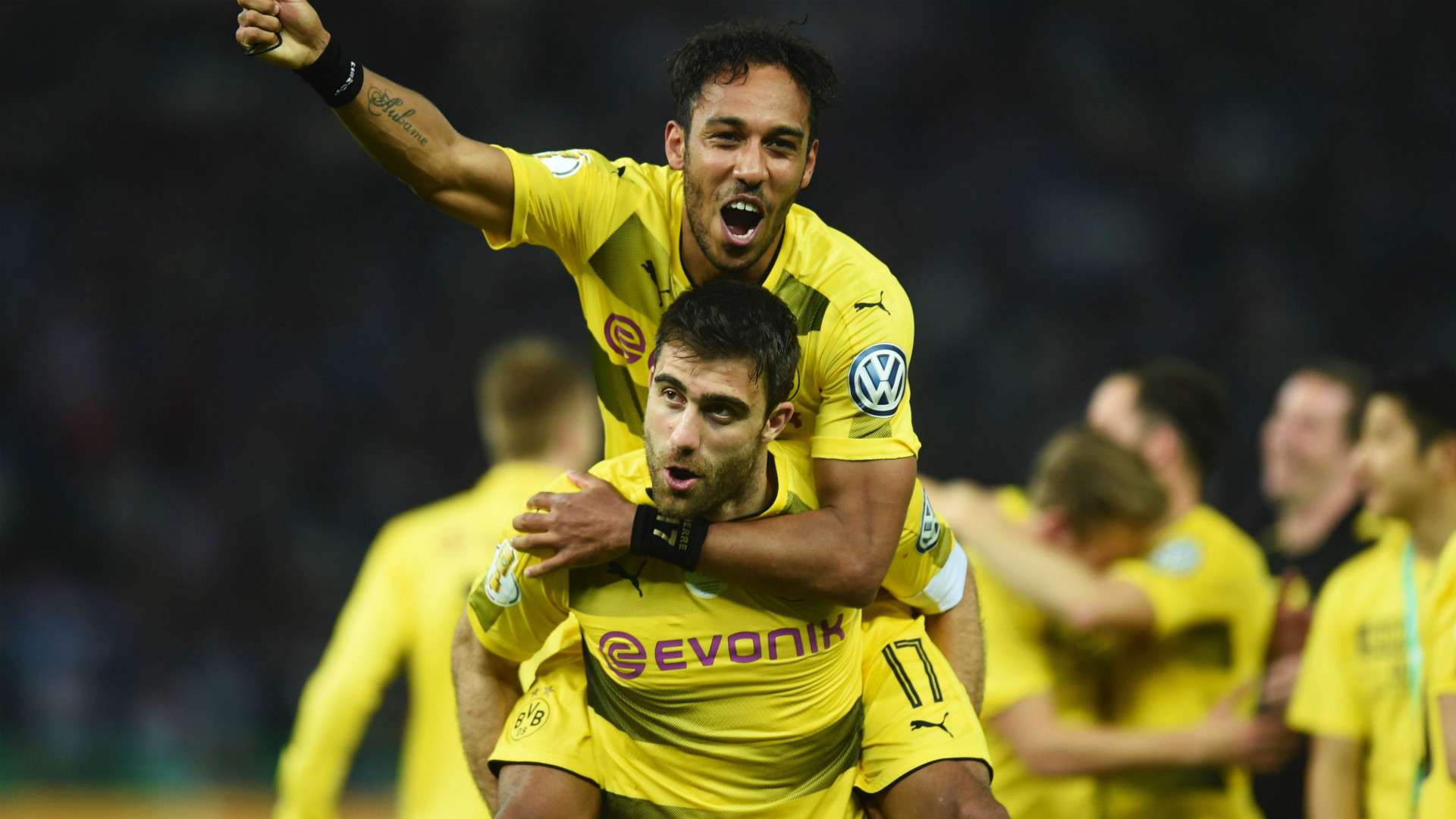 Sokratis Aubameyang Dortmund 27052017