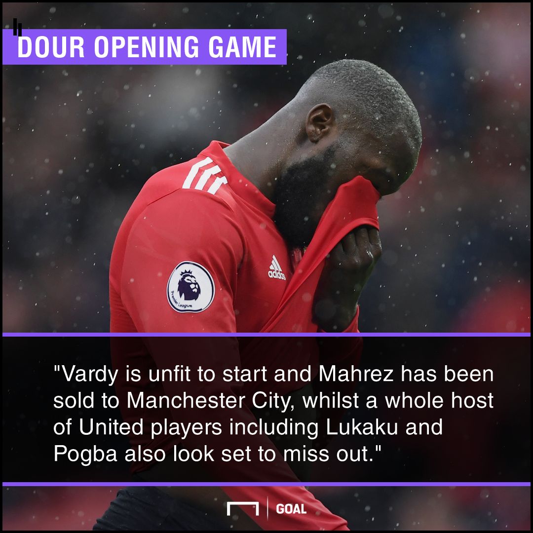 Man United Leicester graphic