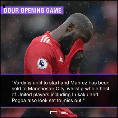 Man United Leicester graphic