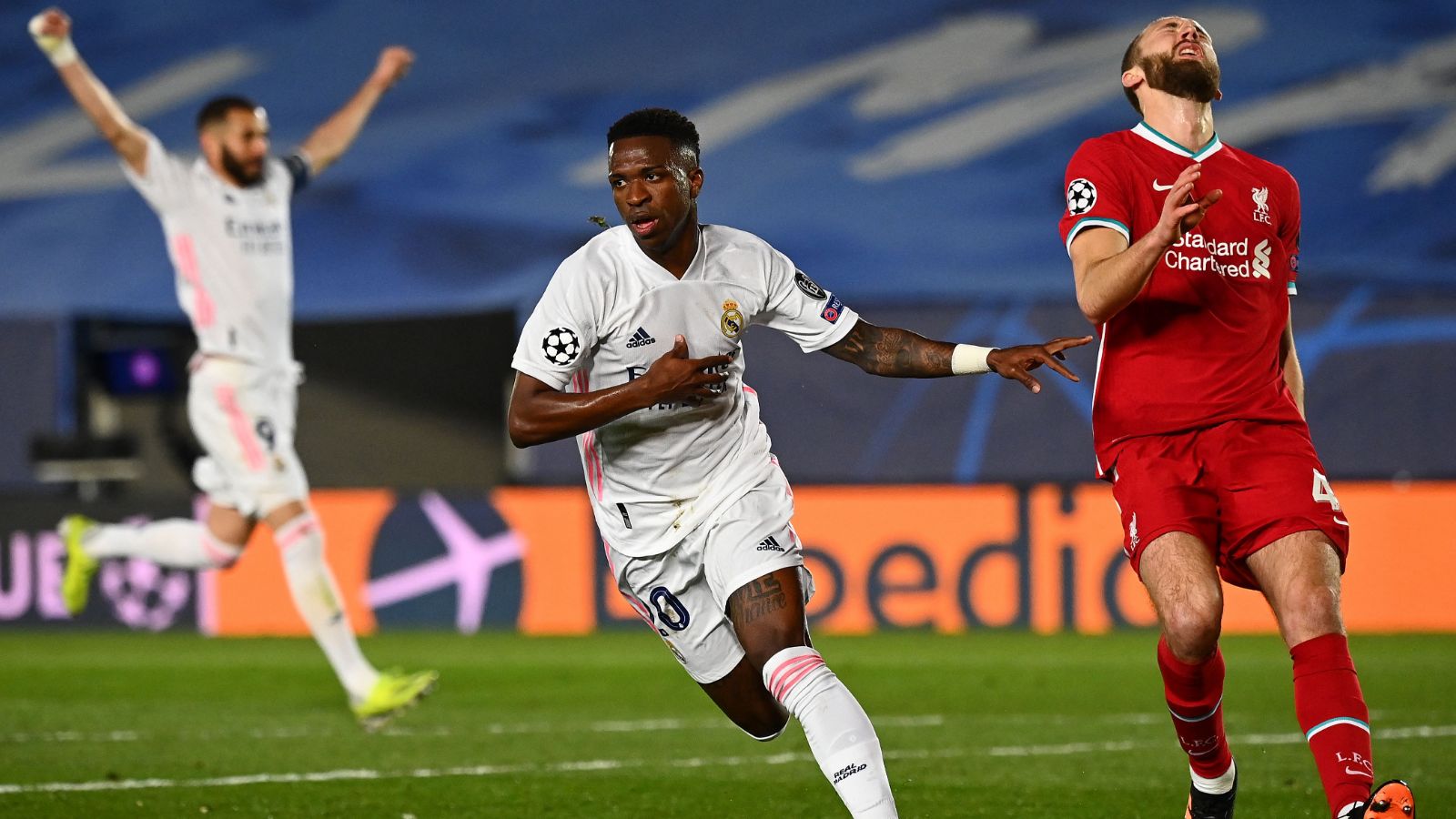 Vinicius Real Madrid Liverpool Champions League