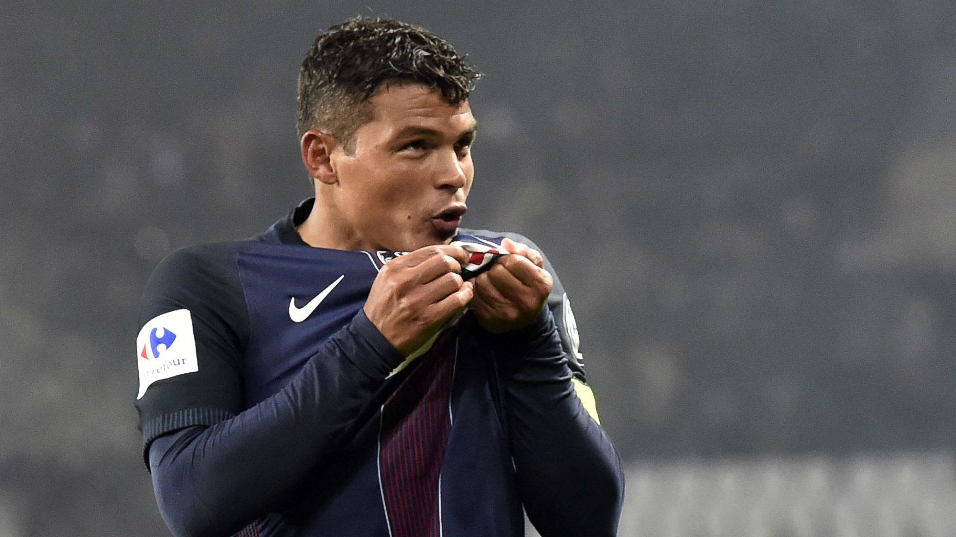 Thiago Silva PSG Metz Coupe de la Ligue 11012017