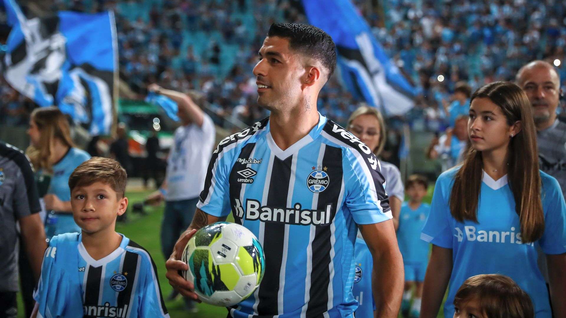Luis Suárez, apresentação no Grêmio 04012022