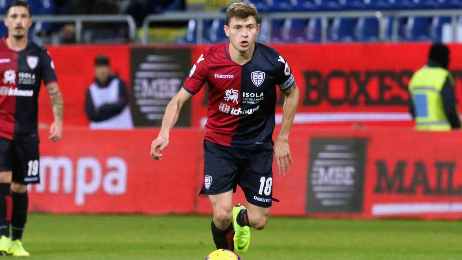 Nicolò Barella Cagliari Empoli Serie A