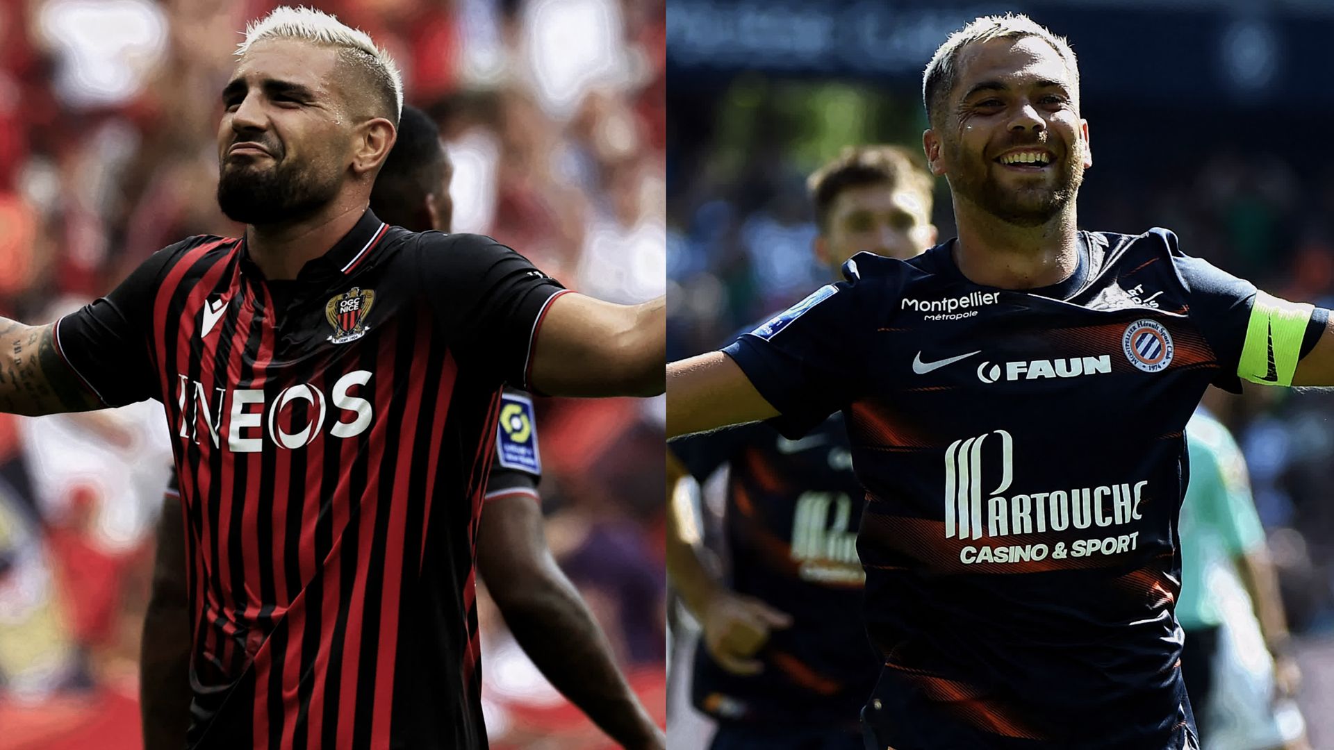 OGC Nice Montpellier HSC Andy Delort Téji Savanier Ligue 1