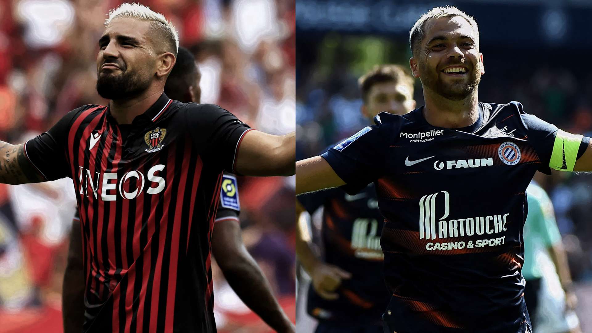 OGC Nice Montpellier HSC Andy Delort Téji Savanier Ligue 1