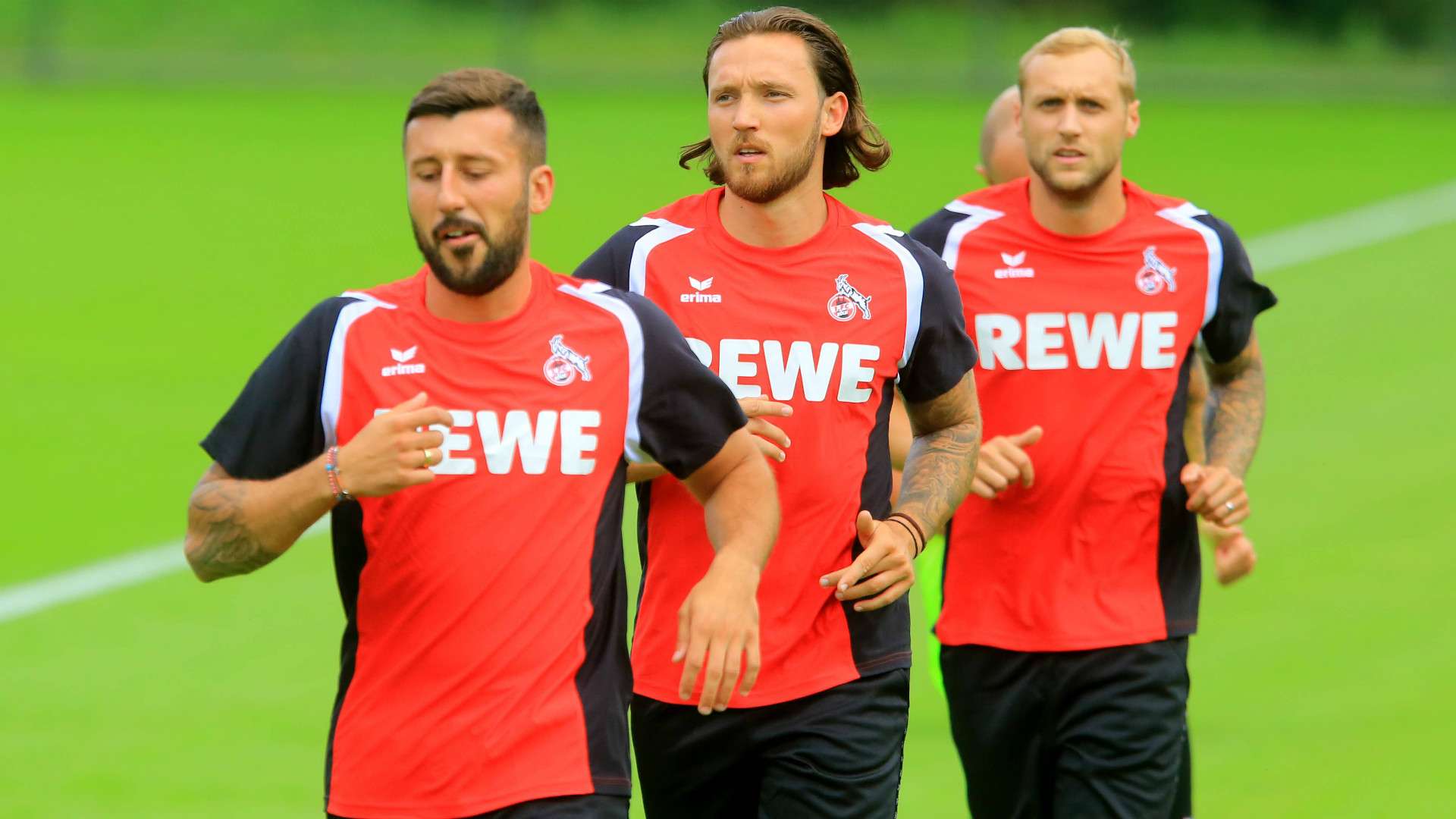 ONLY GERMANY Marco Hoger Dominic Maroh Marcel Risse 1 FC Koln