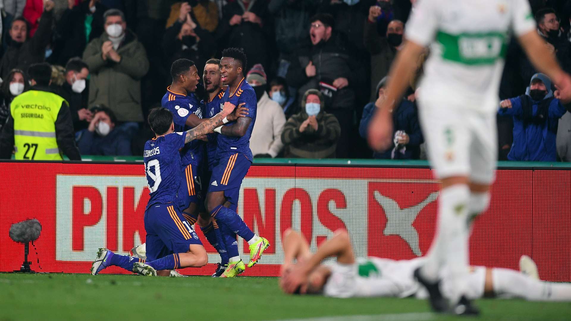 Gol Hazard Elche vs. Real Madrid Copa del Rey